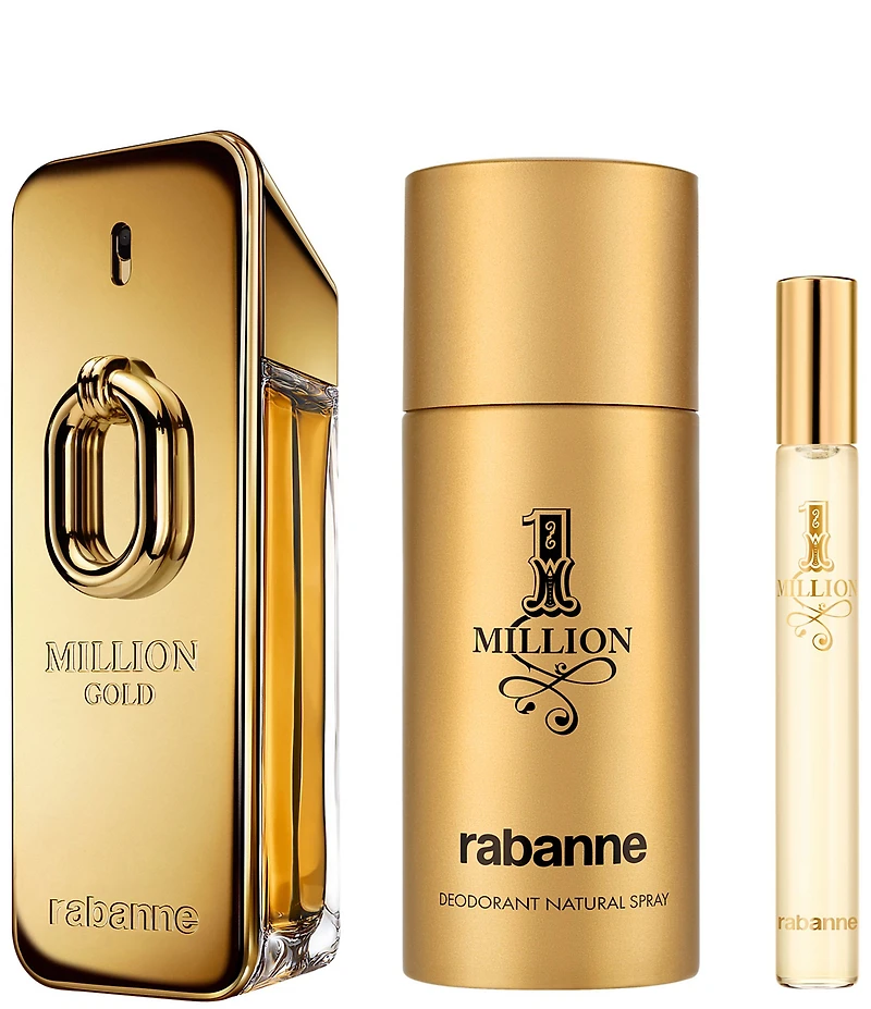 Rabanne Million Gold Eau de Parfum Intense 3-Pc. Gift Set