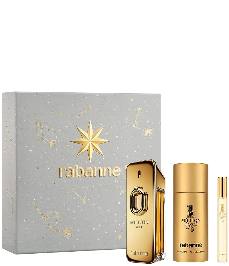 Rabanne Million Gold Eau de Parfum Intense 3-Pc. Gift Set