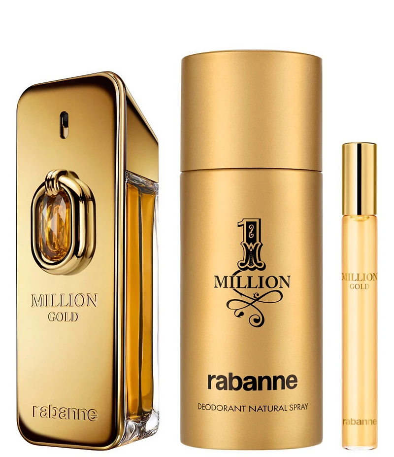Rabanne Million Gold Elixir Parfum Intense Limited Edition 3-Piece Gift Set