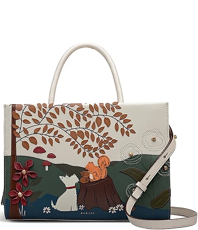 Radley London Autumn Leaves Medium Satchel Bag