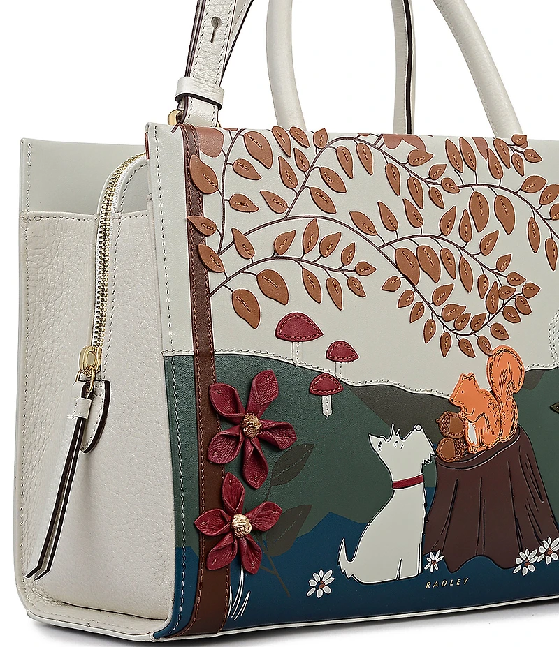 Radley London Autumn Leaves Medium Satchel Bag