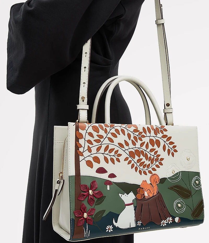 Radley London Autumn Leaves Medium Satchel Bag