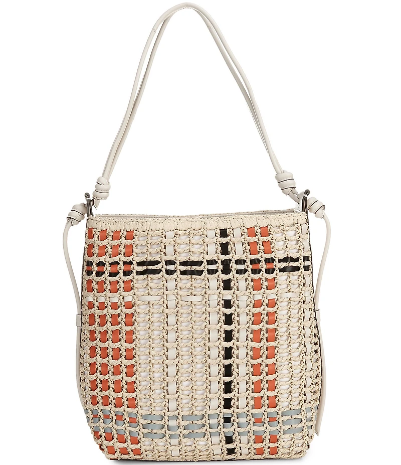 Radley London Camden Raffia Check Medium Shoulder Bag