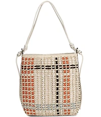 Radley London Camden Raffia Check Medium Shoulder Bag