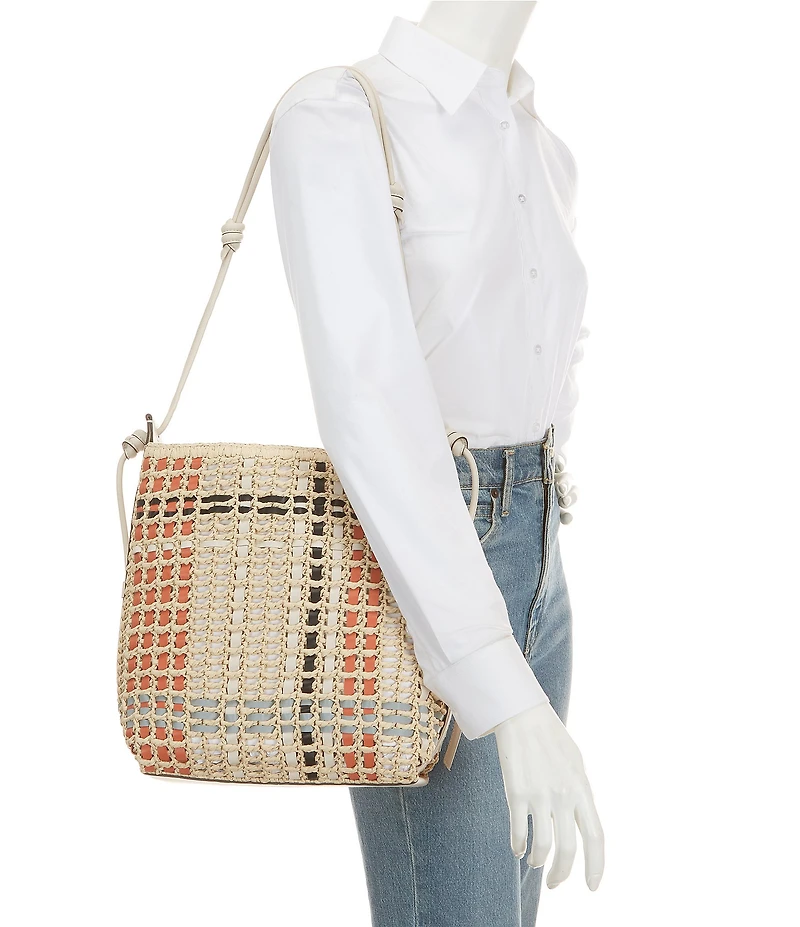 Radley London Camden Raffia Check Medium Shoulder Bag