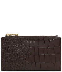 Radley London Coin Street Medium Crocodile Embossed Bi-Fold Wallet