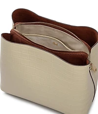 Radley London Dukes Place Crocodile Embossed Medium Bucket Bag