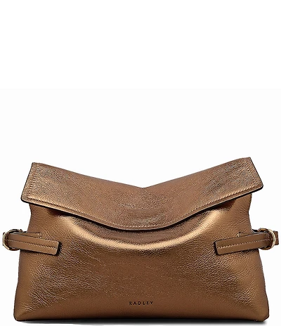 Radley London Fleet Street Metallic Medium Flapover Clutch