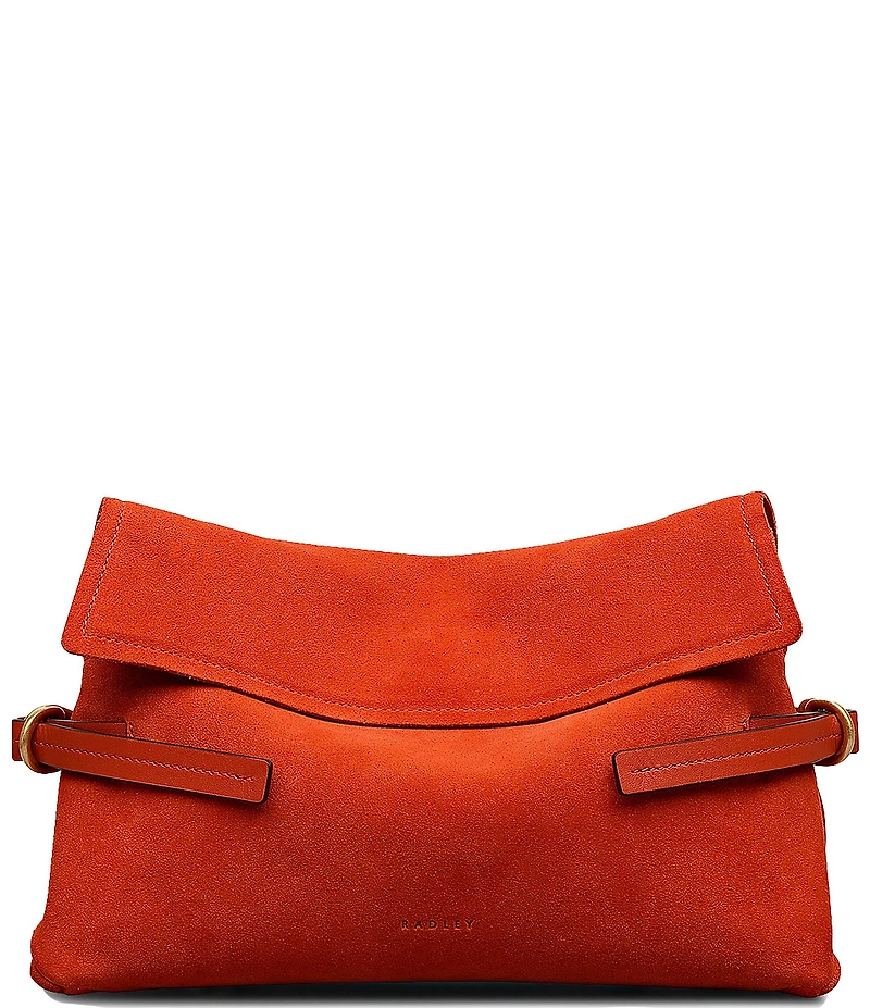 Radley London Fleet Street Suede Medium Flapover Clutch