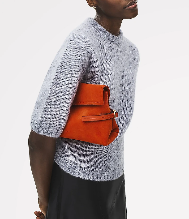 Radley London Fleet Street Suede Medium Flapover Clutch