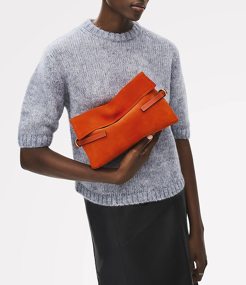 Radley London Fleet Street Suede Medium Flapover Clutch