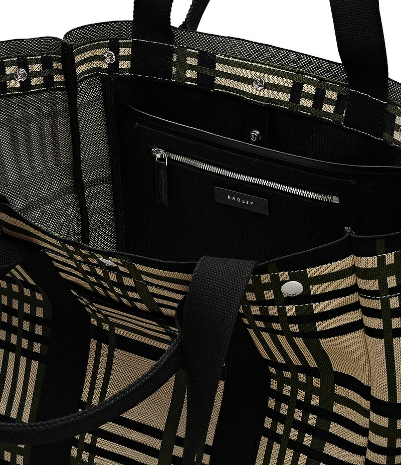 Radley London Hadleigh Place Check Large Open Tote Bag