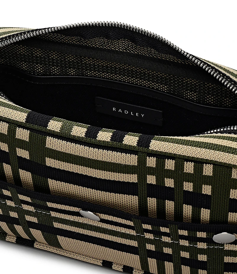 Radley London Hadleigh Place Check Small Zip Crossbody Bag
