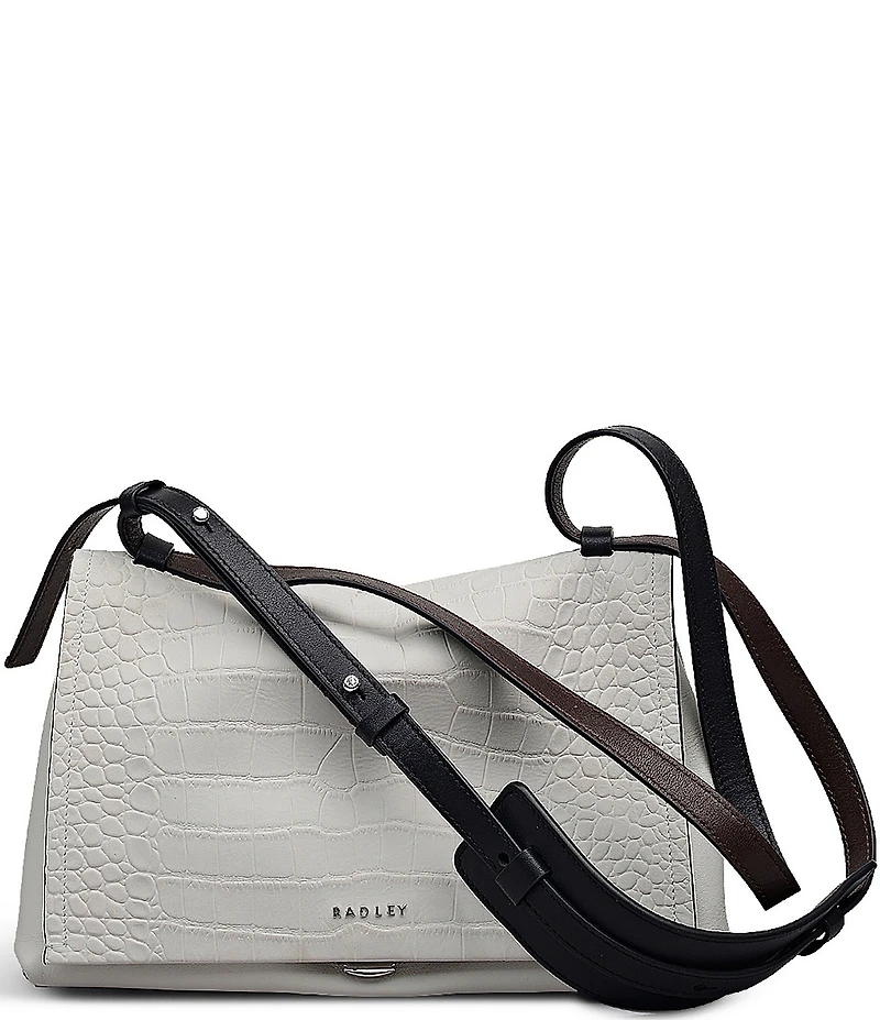 Radley London Mercer Street Crocodile Embossed Shoulder Bag