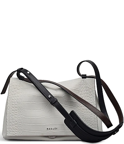 Radley London Mercer Street Crocodile Embossed Shoulder Bag