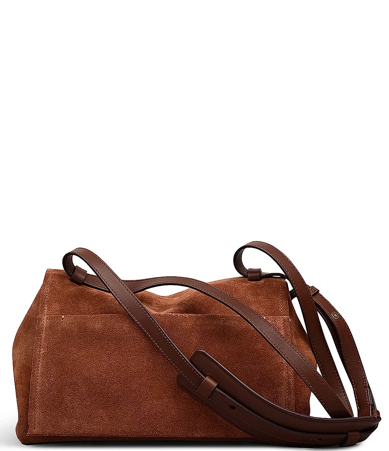 Radley London Mercer Street Suede Medium Flap-Over Convertible Shoulder Bag