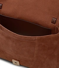 Radley London Mercer Street Suede Medium Flap-Over Convertible Shoulder Bag