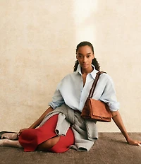 Radley London Mercer Street Suede Medium Flap-Over Convertible Shoulder Bag