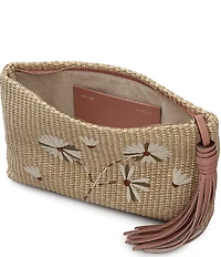 Radley London Picton Place Medium Raffia Floral Pouch Bag