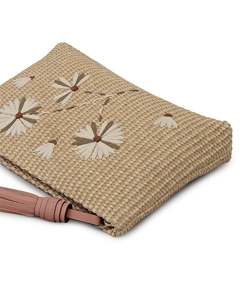 Radley London Picton Place Medium Raffia Floral Pouch Bag