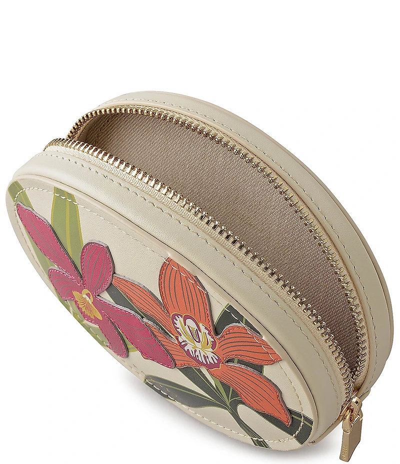 Radley London Royal Horticultural Society Collaboration Small Zip Around Floral Applique Coin Purse
