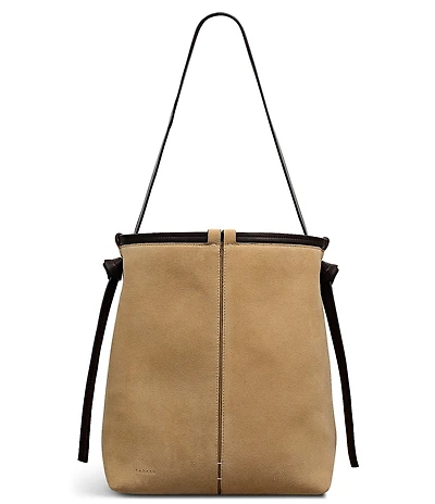 Radley London The Connaught Medium Ziptop Suede Bucket Bag