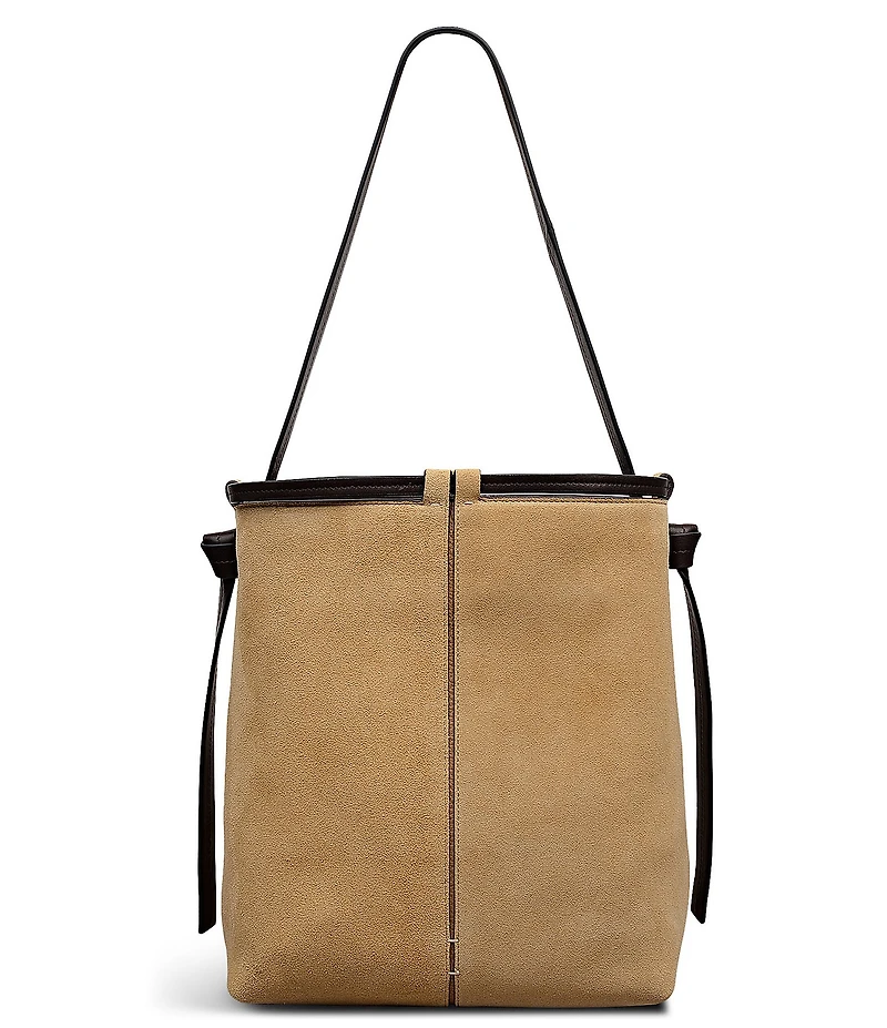 Radley London The Connaught Medium Ziptop Suede Bucket Bag