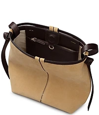 Radley London The Connaught Medium Ziptop Suede Bucket Bag