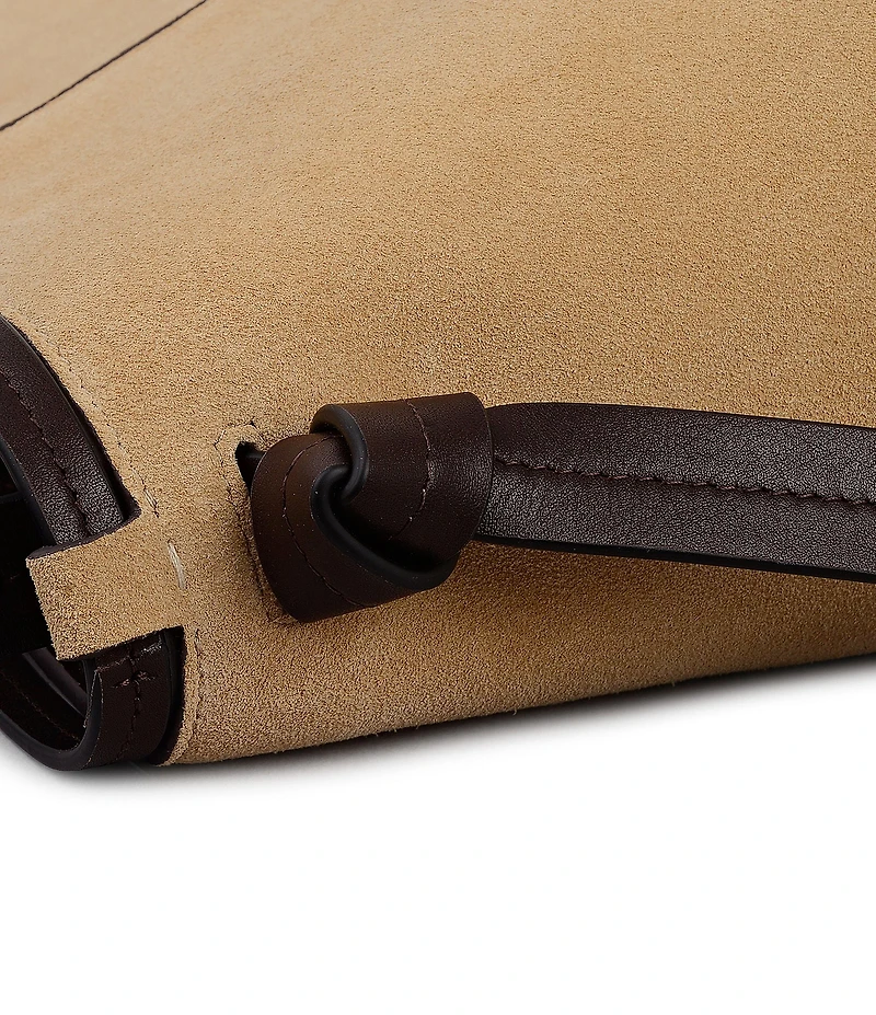 Radley London The Connaught Medium Ziptop Suede Bucket Bag