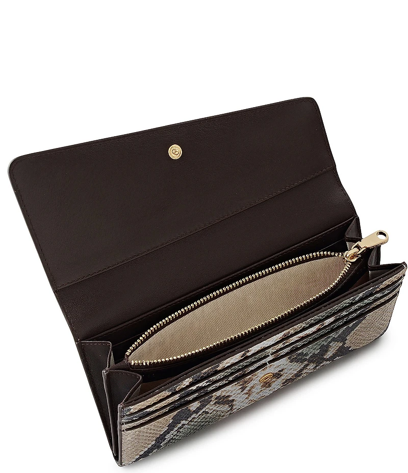 Radley London Kensal Large Snake Embossed Flapover Wallet
