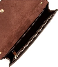 Radley London Rathbone Micro Snake Embossed Flapover Crossbody Bag