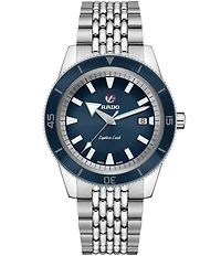 RADO Men's Captain Cook Automatic Stainless Steel Bracelet Watch