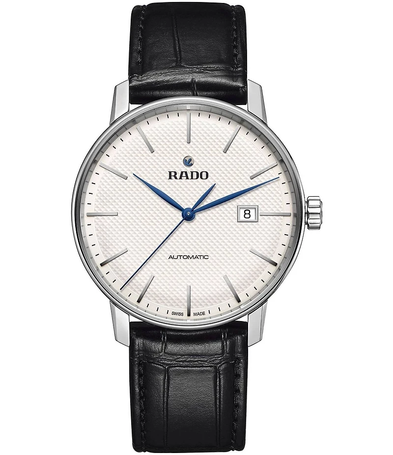 RADO Men's Coupole Classic Automatic Leather Strap Watch