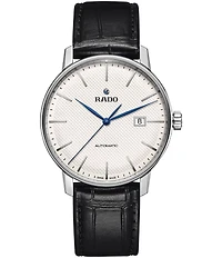 RADO Men's Coupole Classic Automatic Leather Strap Watch