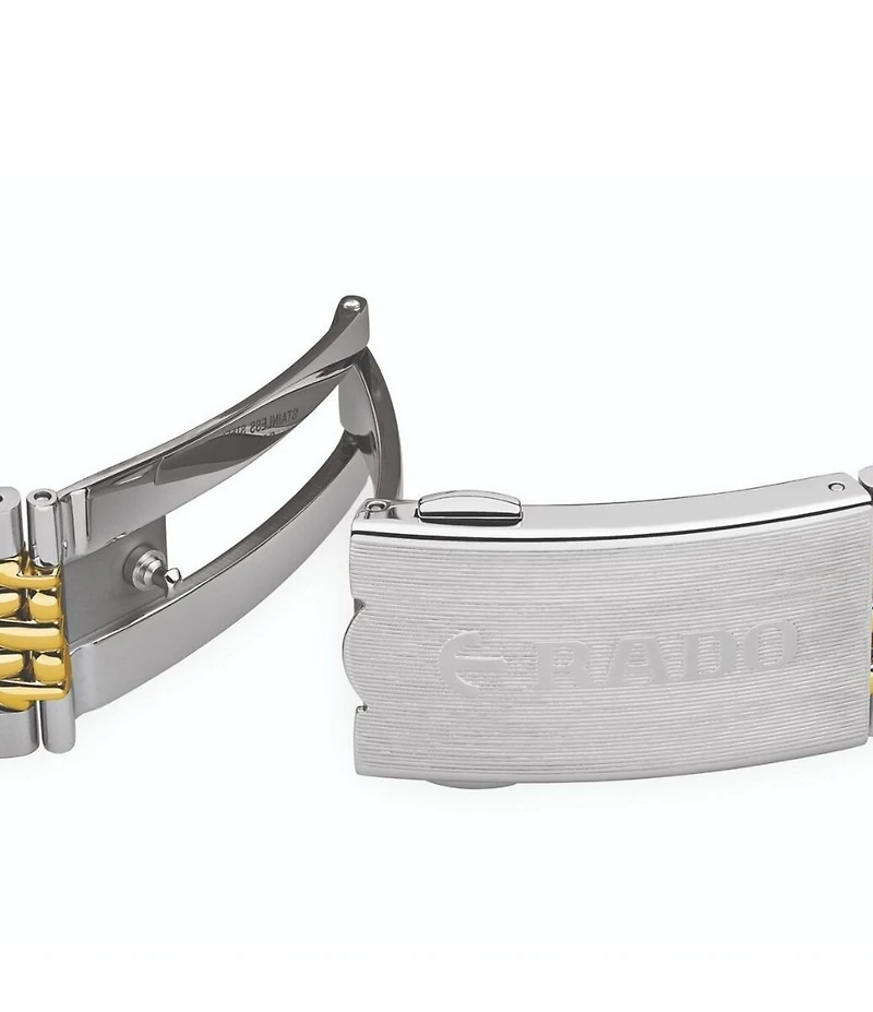 RADO Unisex Captain Cook Automatic Two Tone Stainless Steel Bracelet Watch