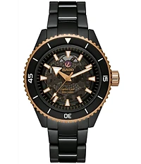 RADO Unisex Captain Cook High-Tech Automatic Black Titanium Bracelet Watch