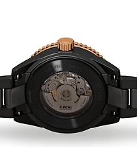RADO Unisex Captain Cook High-Tech Automatic Black Titanium Bracelet Watch