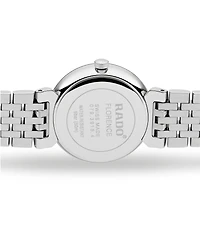 RADO Unisex Florence Classic Diamonds Quartz Analog Silver Stainless Steel Bracelet Watch