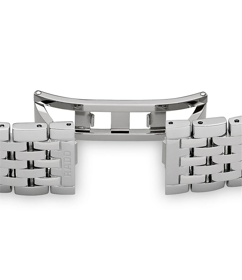 RADO Unisex Florence Classic Diamonds Quartz Analog Silver Stainless Steel Bracelet Watch