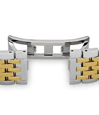RADO Unisex Florence Classic Diamonds Quartz Analog Dial Two Tone Stainless Steel Bracelet Watch