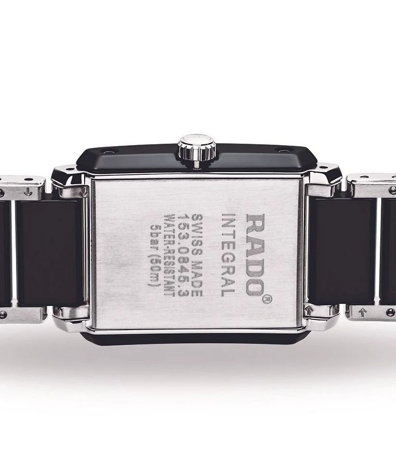 RADO Unisex Integral Diamongs Quartz Analog Two Tone Stainless Steel Bracelet Watch