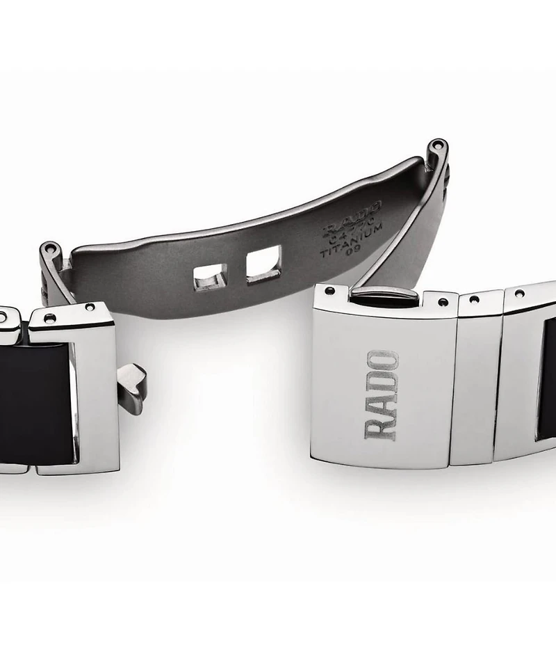 RADO Unisex Integral Diamongs Quartz Analog Two Tone Stainless Steel Bracelet Watch