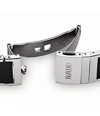 RADO Unisex Integral Diamongs Quartz Analog Two Tone Stainless Steel Bracelet Watch