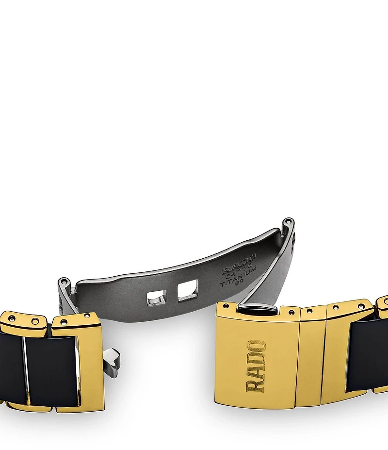 RADO Unisex Integral Diamonds Analog Ceramic Bracelet Watch