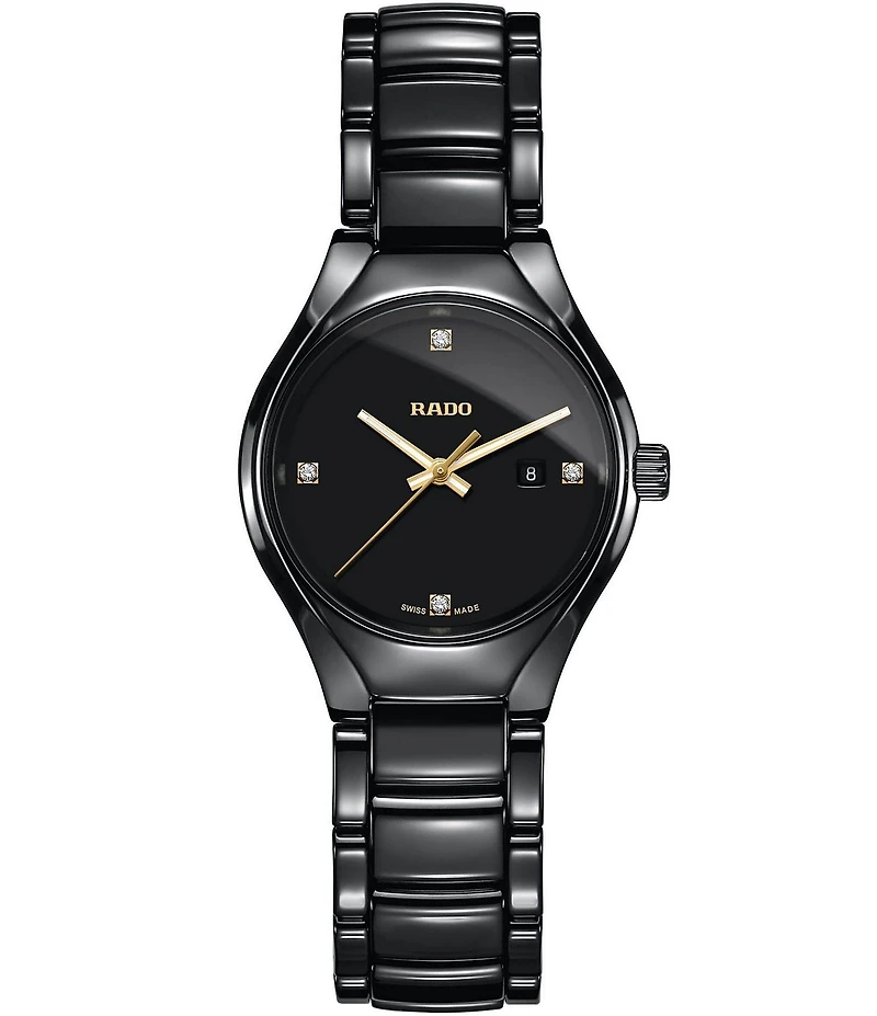 RADO Women's True Diamonds Ceramic Bracelet Watch