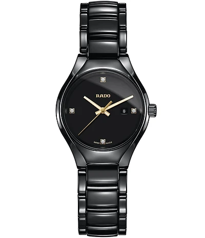 RADO Women's True Diamonds Ceramic Bracelet Watch