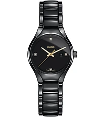 RADO Women's True Diamonds Ceramic Bracelet Watch