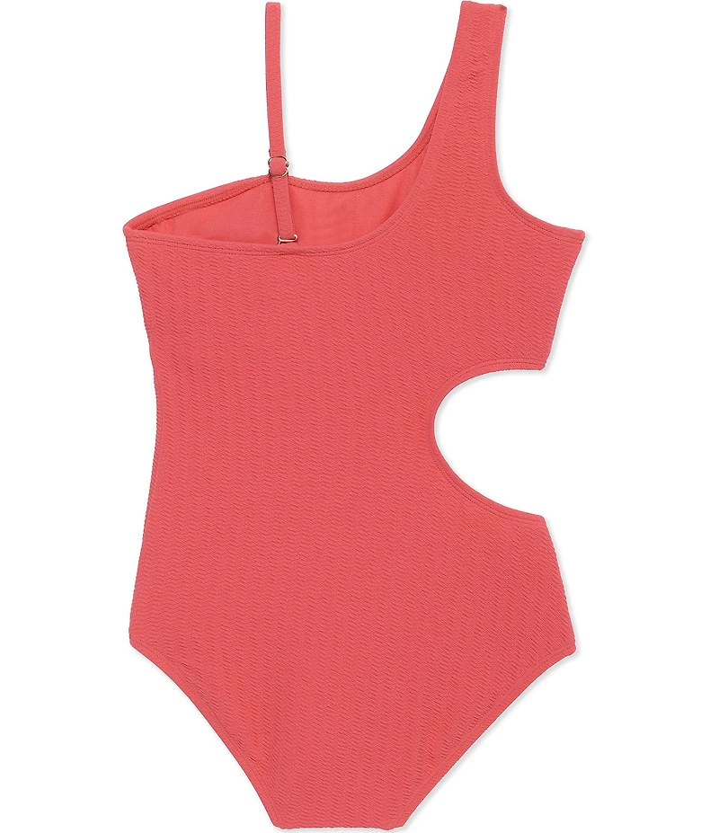 Raisins Big Girls One-Shoulder Cutout-Detailed Fifi One-Piece Swimsuit