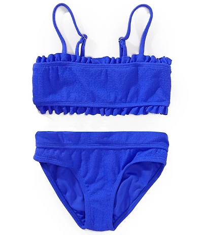Raisins Big Girls Bandeau Bralette Top & Bikini Bottoms Two-Piece Swimsuit