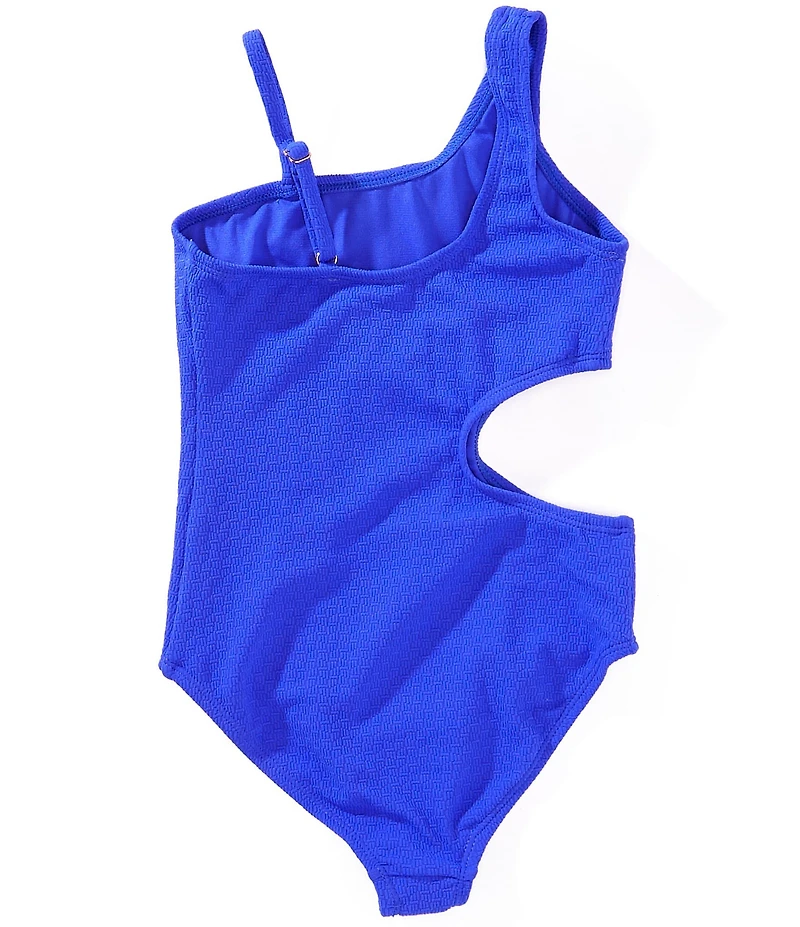 Raisins Big Girls One-Shoulder Cutout-Detailed One-Piece Swimsuit